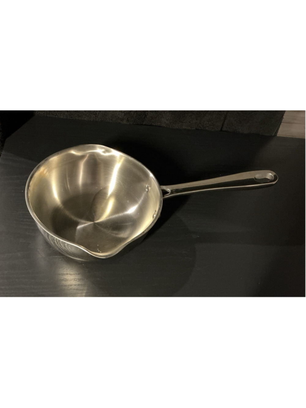Emeril 1 Qt. Saucepan Pot Pan Double Pour Spout Stainless Steel No Lid